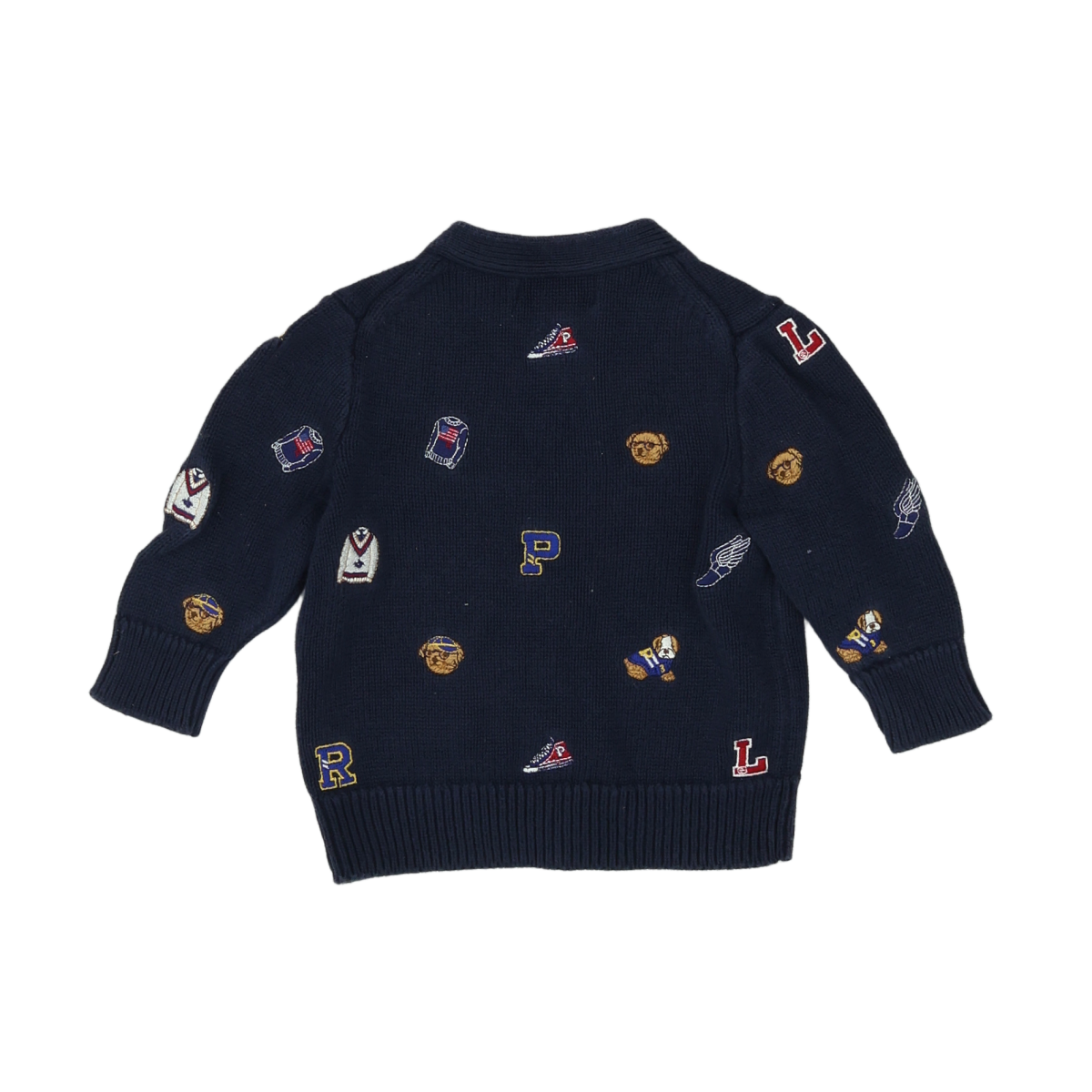 RALPH LAUREN - CARDIGAN - BLEU - 6 MOIS