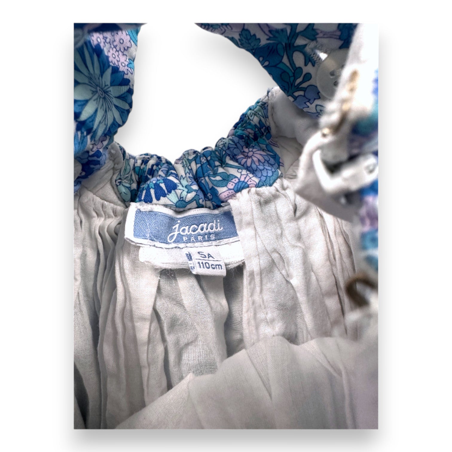 JACADI - DRESS - BLUE - 5 YEARS