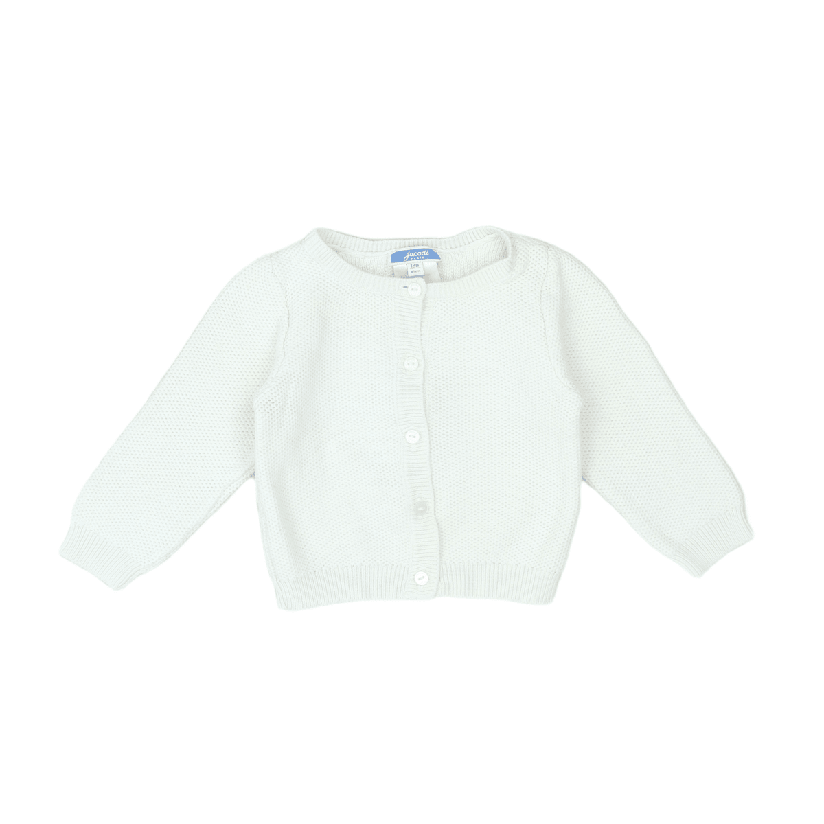 JACADI - STRICKJACKE - WEIß - 18 MONATE