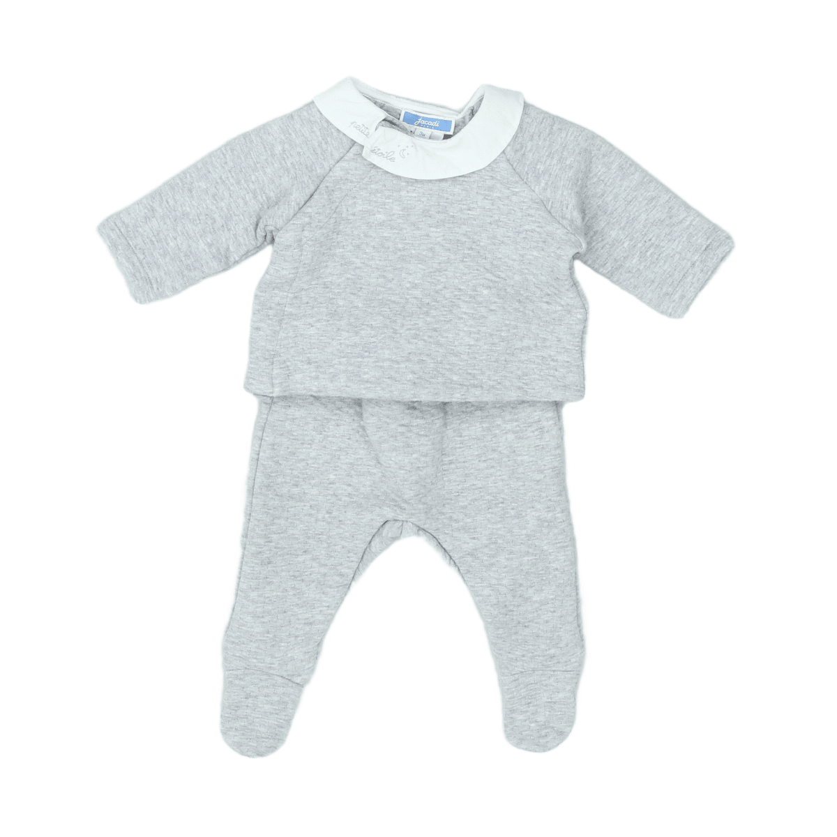 JACADI - PYJAMA - GRIS - 3 MOIS