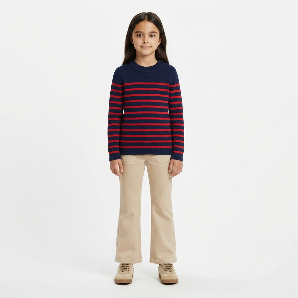 PETIT BATEAU - PULL - BLEU - 4 ANS