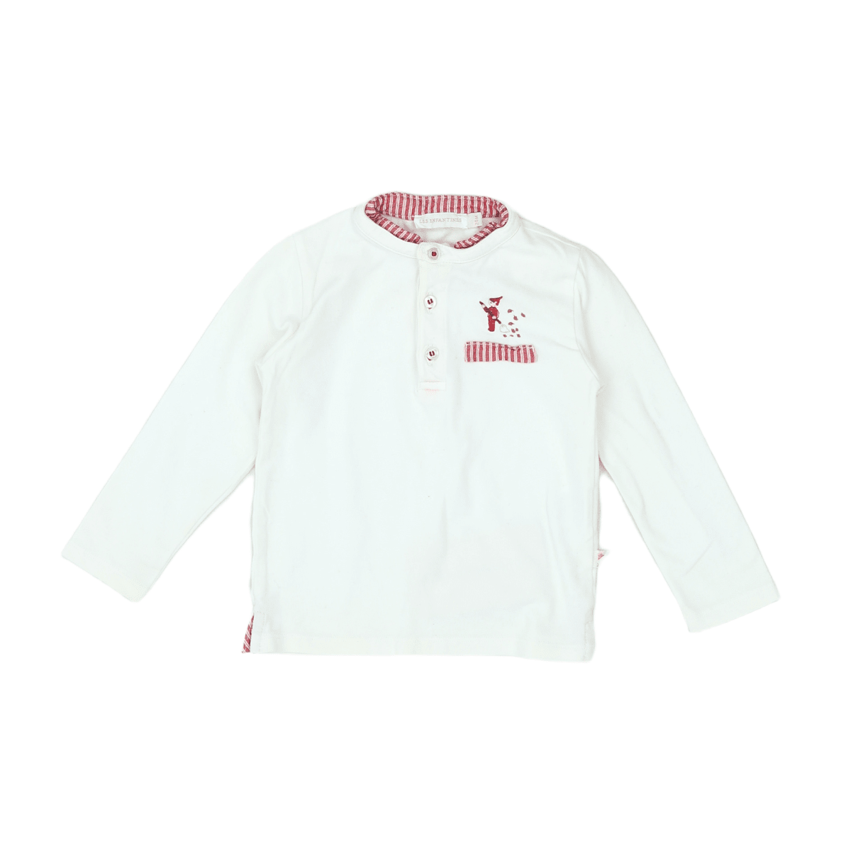 LES ENFANTINES - PULLOVER - WEIß, ROT - 24 MONATE