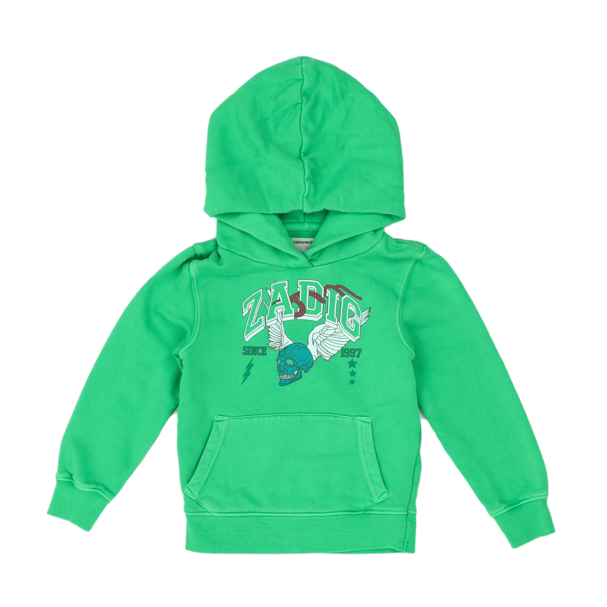 ZADIG & VOLTAIRE - SWEATSHIRT - GRÜN - 6 JAHRE