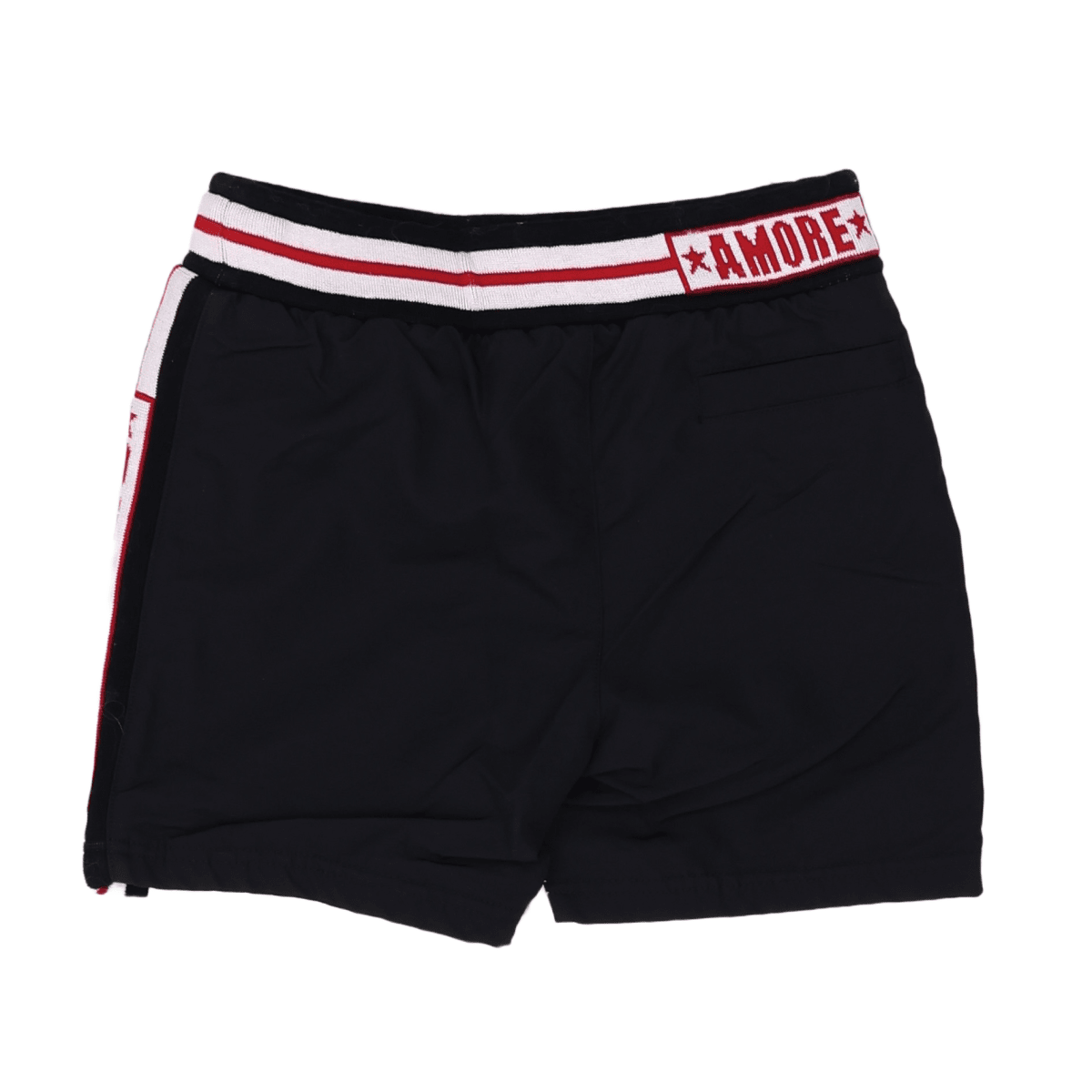 DOLCE & GABBANA - SHORTS - BLACK, WHITE - 12 MONTHS