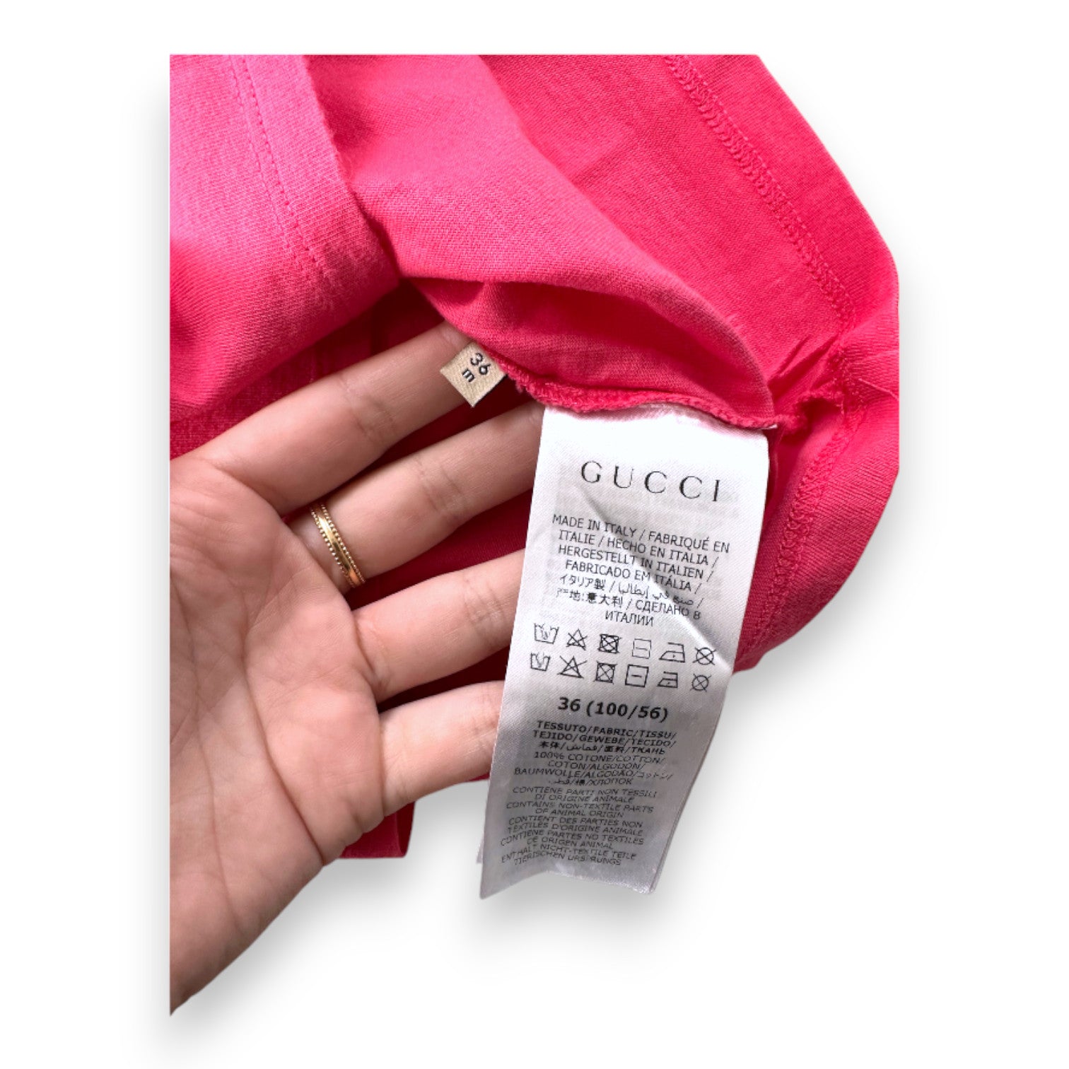 GUCCI - T-SHIRT - PINK - 3 YEARS