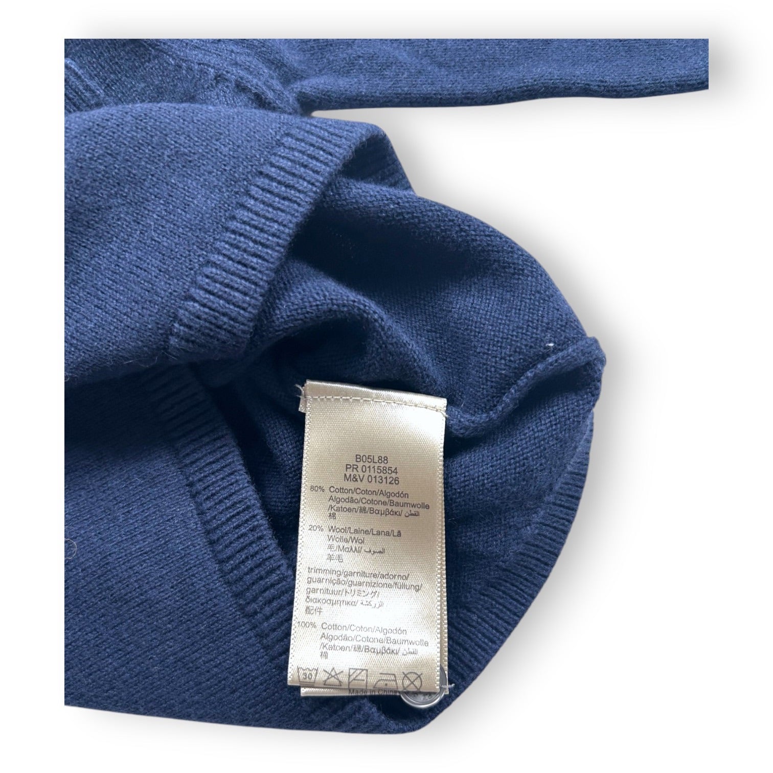 BURBERRY - PULLOVER - BLAU - 3 MONATE