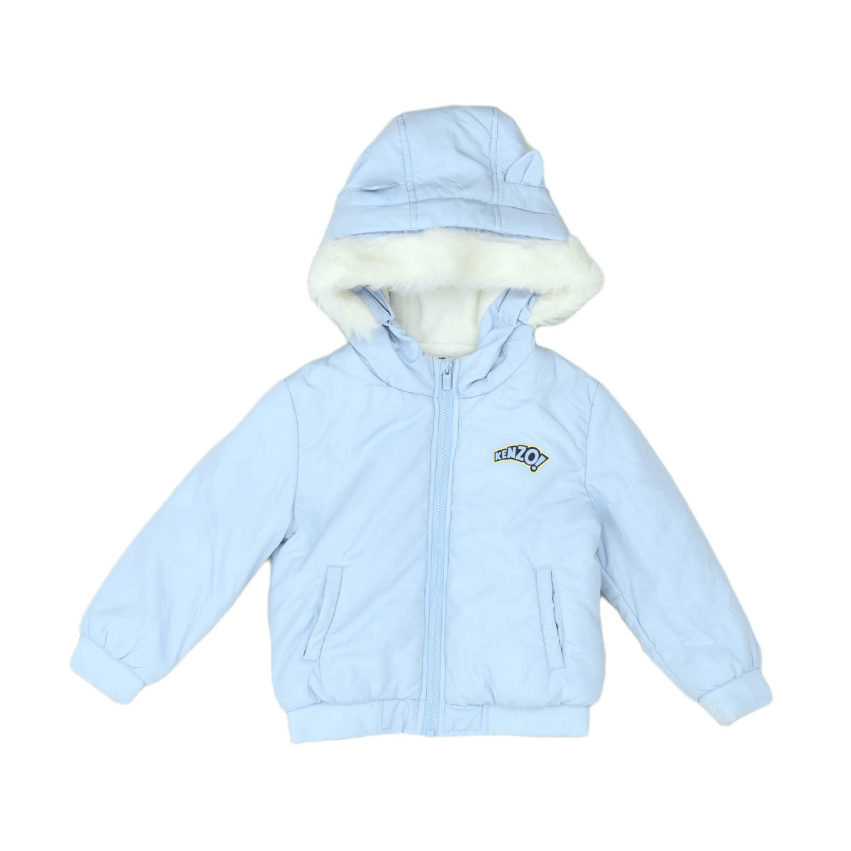 KENZO - DOUDOUNE - BLEU, BLANC - 3 ANS