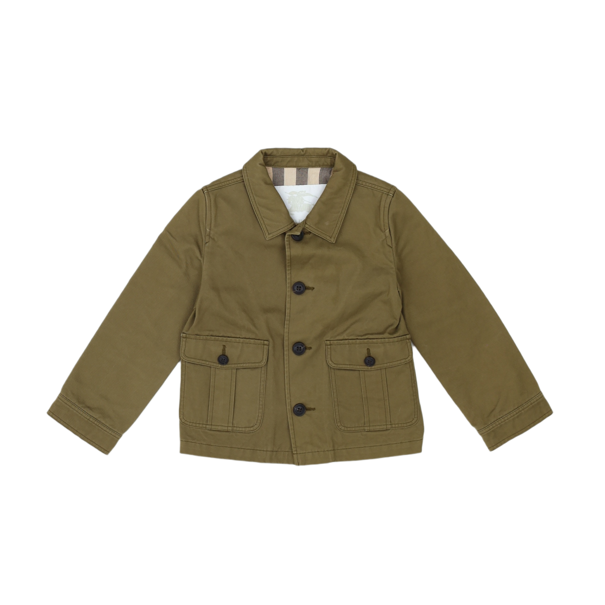 BURBERRY - VESTE EN JEAN - VERT - 3 ANS