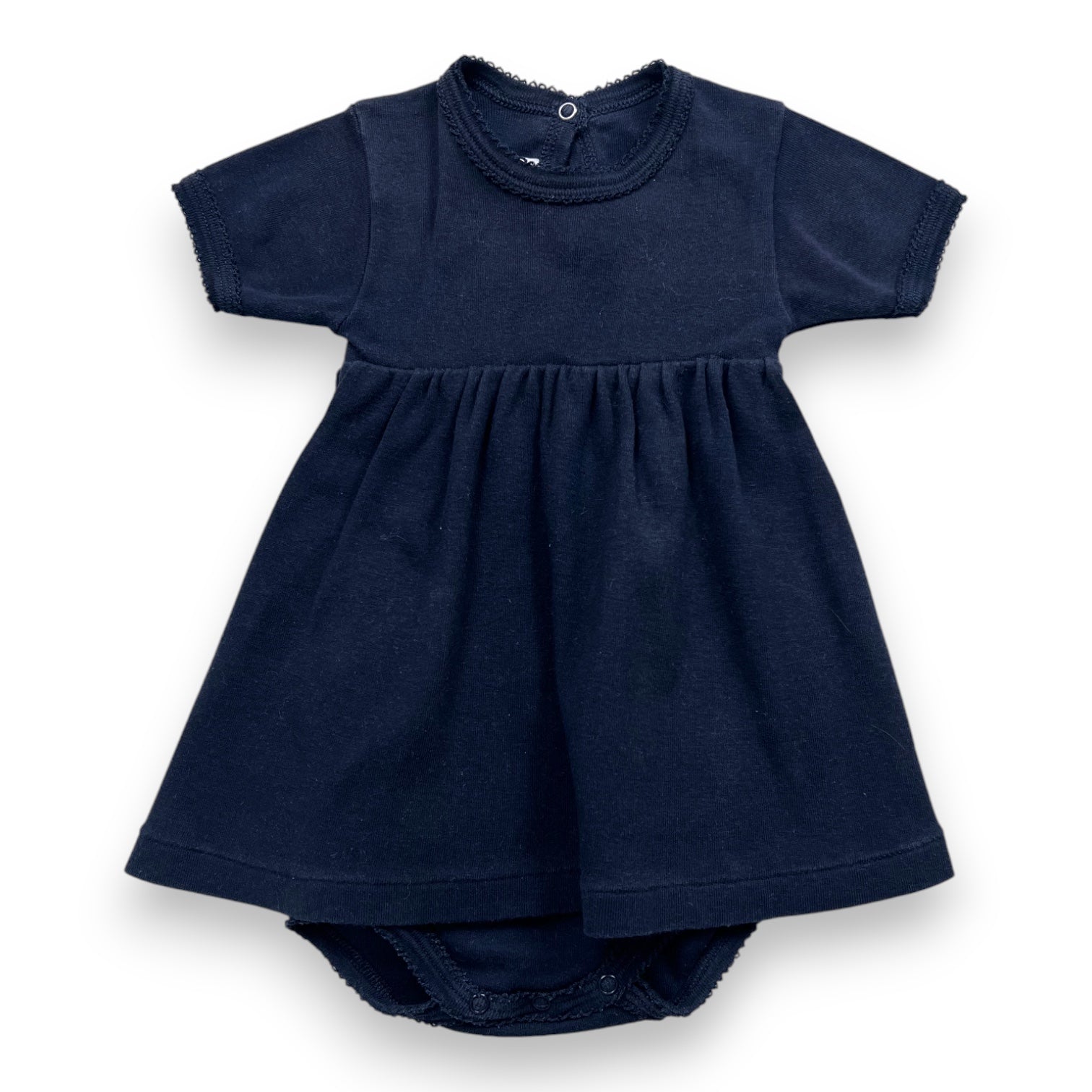 LITTLE BOAT - DRESS - BLUE - 6 MONTHS