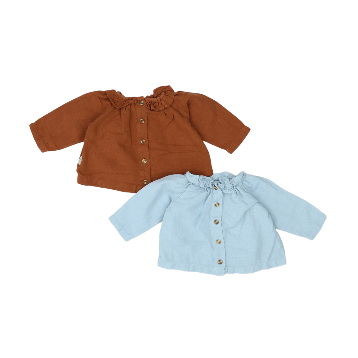 POUDRE ORGANIC - ENSEMBLE - MARRON, BLEU - 3 MOIS
