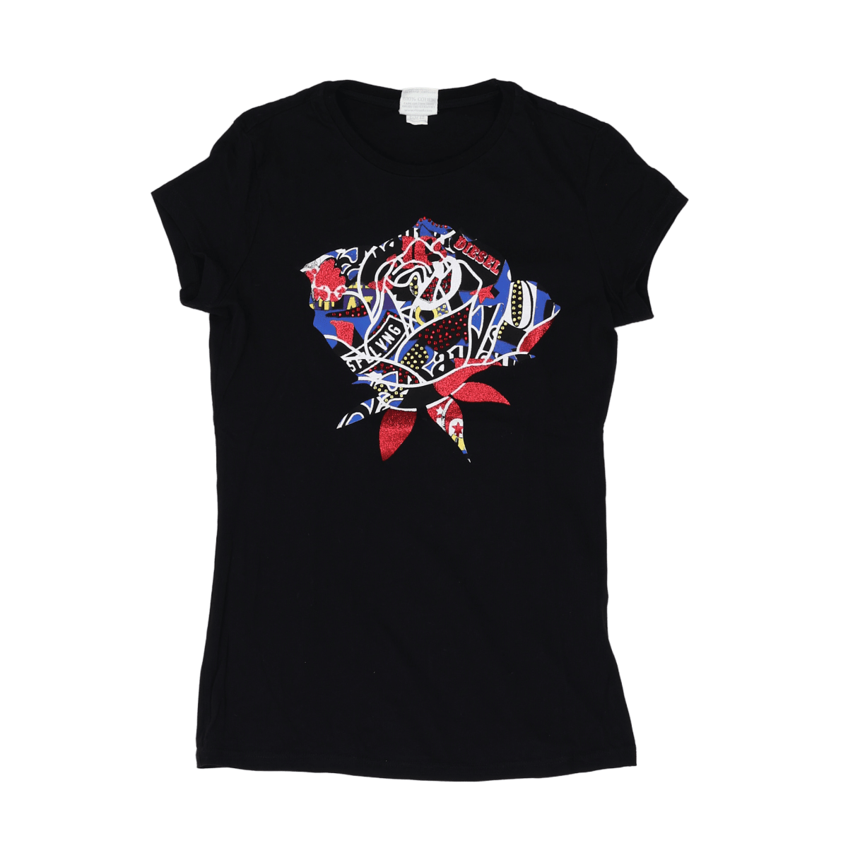 DIESEL - T-SHIRT - NOIR - 12 ANS