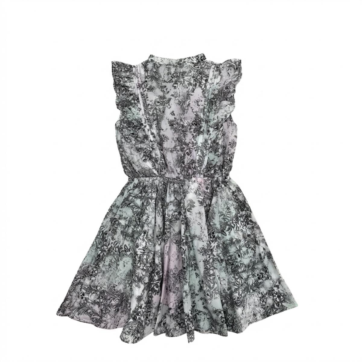 ZADIG & VOLTAIRE - ROBE - GRIS, ROSE - 10 ANS