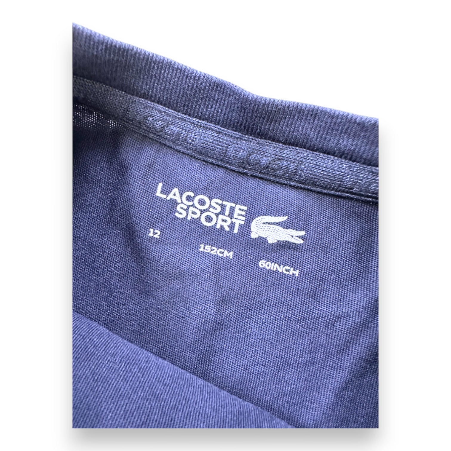 LACOSTE - BLAUES T-SHIRT - 12 JAHRE