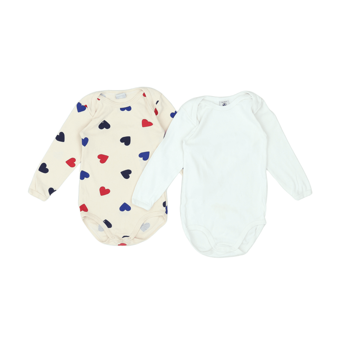 PETIT BATEAU - ENSEMBLE BODY - BEIGE, BLANC - 3 ANS