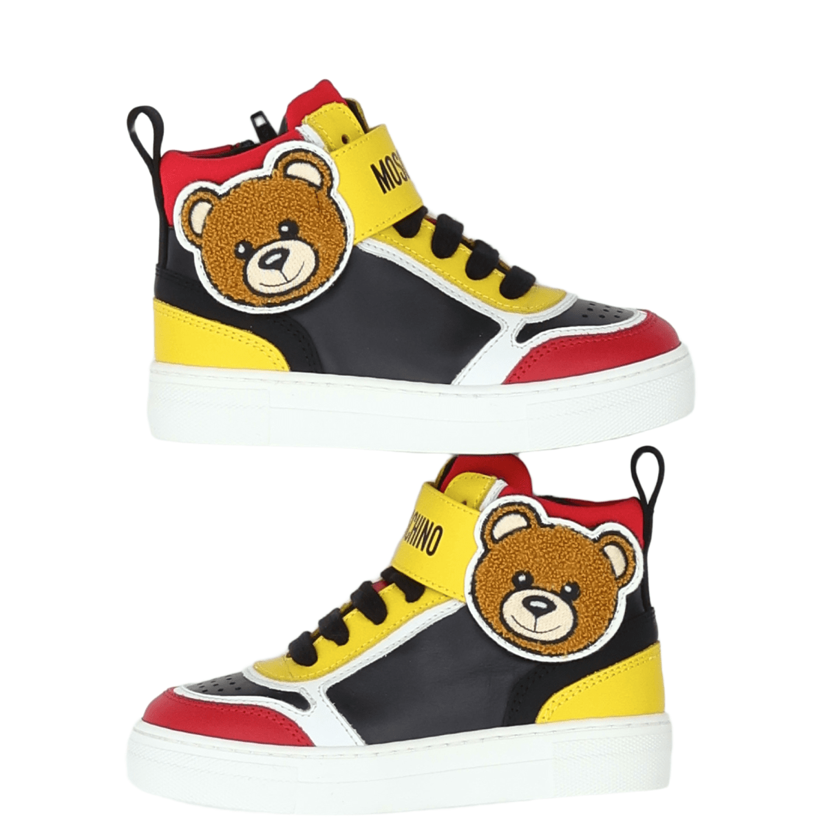 MOSCHINO - SNEAKERS - BLACK, YELLOW - 27