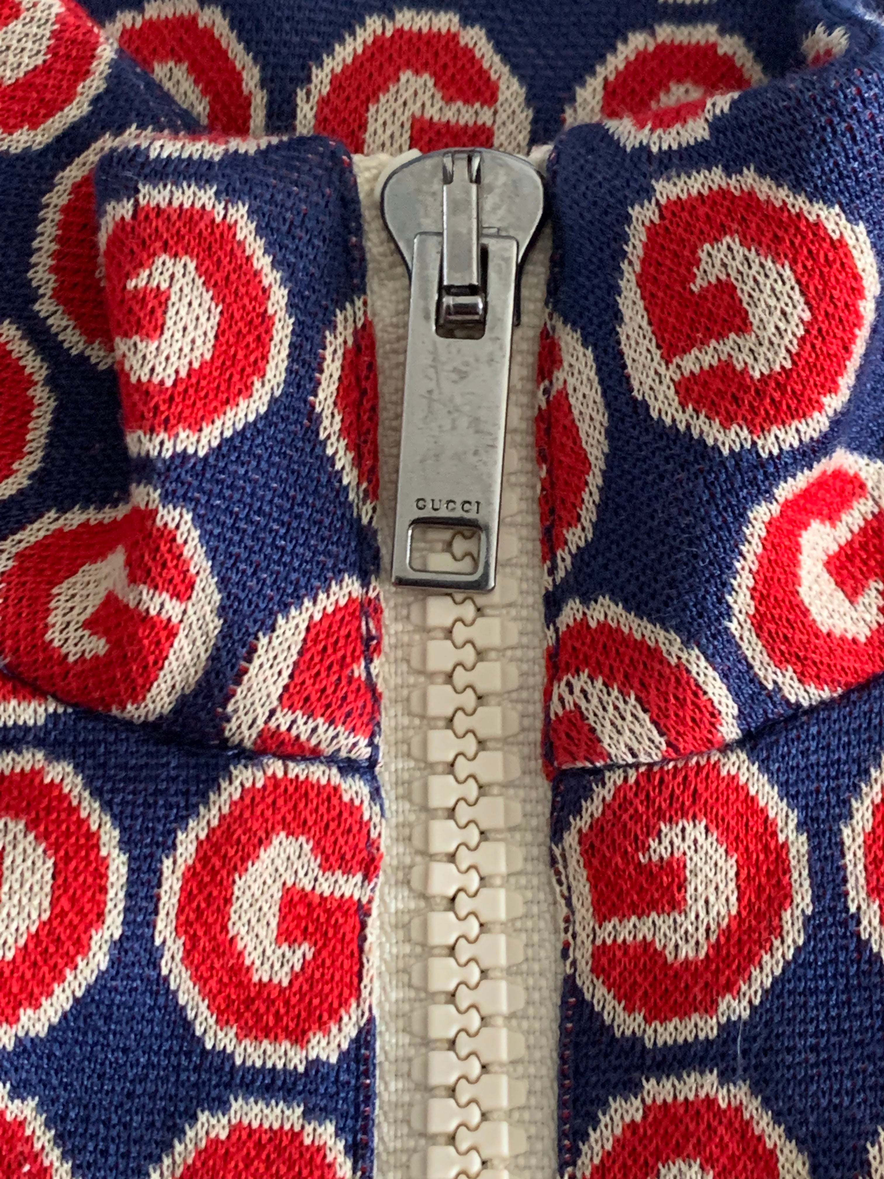 GUCCI - VESTE - BLEU, ROUGE - 18 MOIS