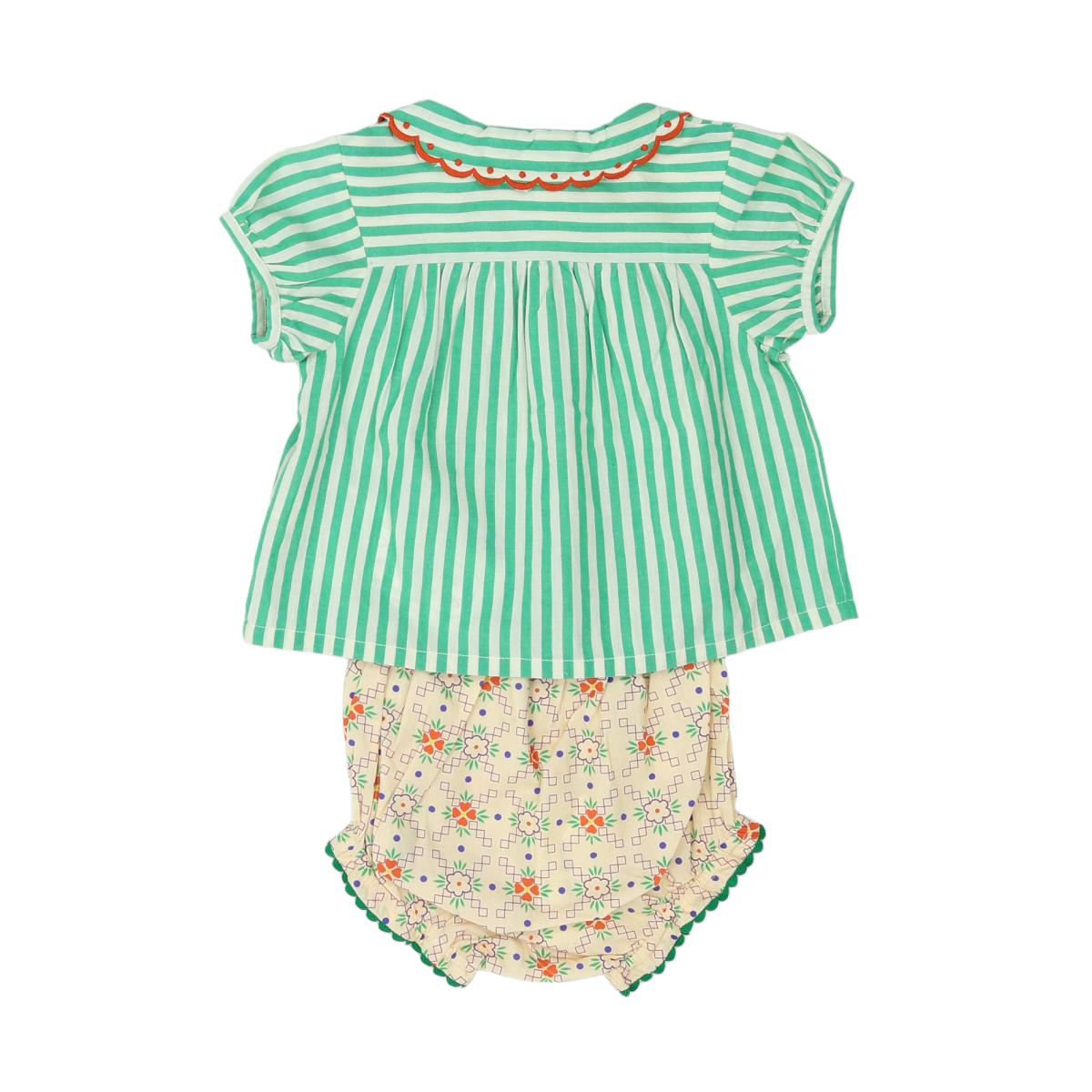 HELLO SIMONE - ENSEMBLE - VERT, BEIGE - 6 MOIS