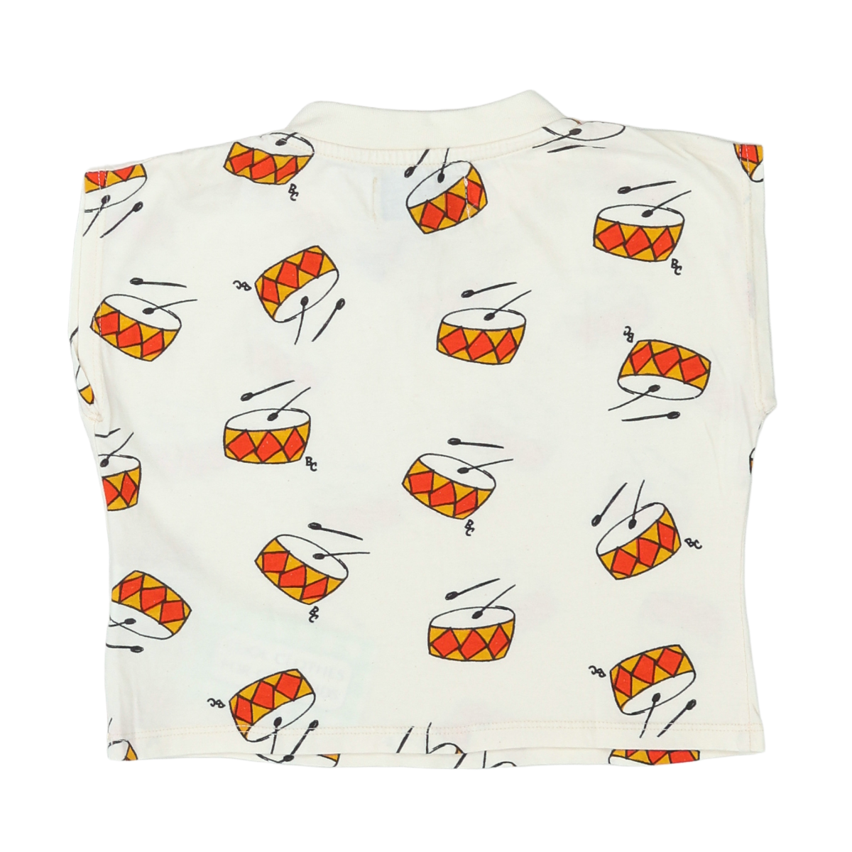 BOBO CHOSES - T-SHIRT - BLANC, ROUGE - 18 MOIS