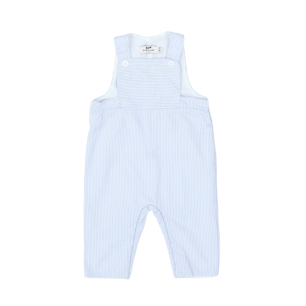 CYRILLUS - OVERALLS - BLAU, WEIß - 6 MONATE