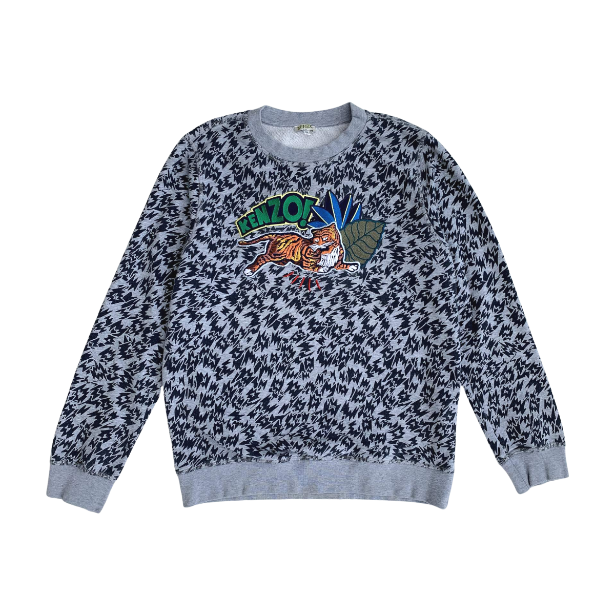 KENZO - PULL - GRIS - 14 ANS