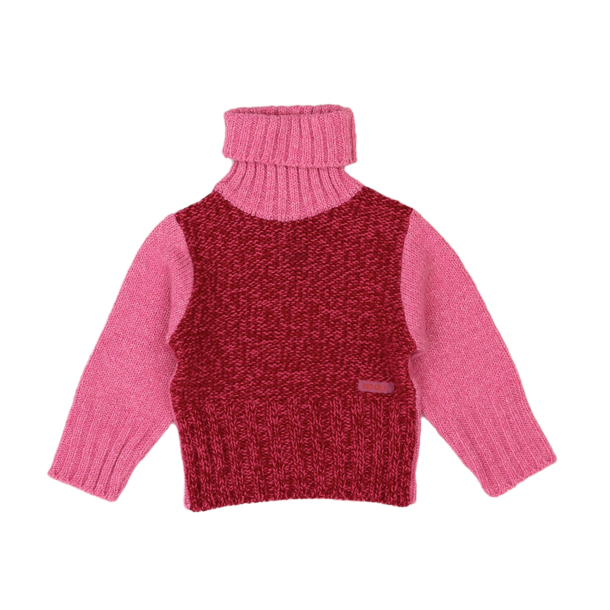 KENZO - PULL - ROSE, ROUGE - 24 MOIS