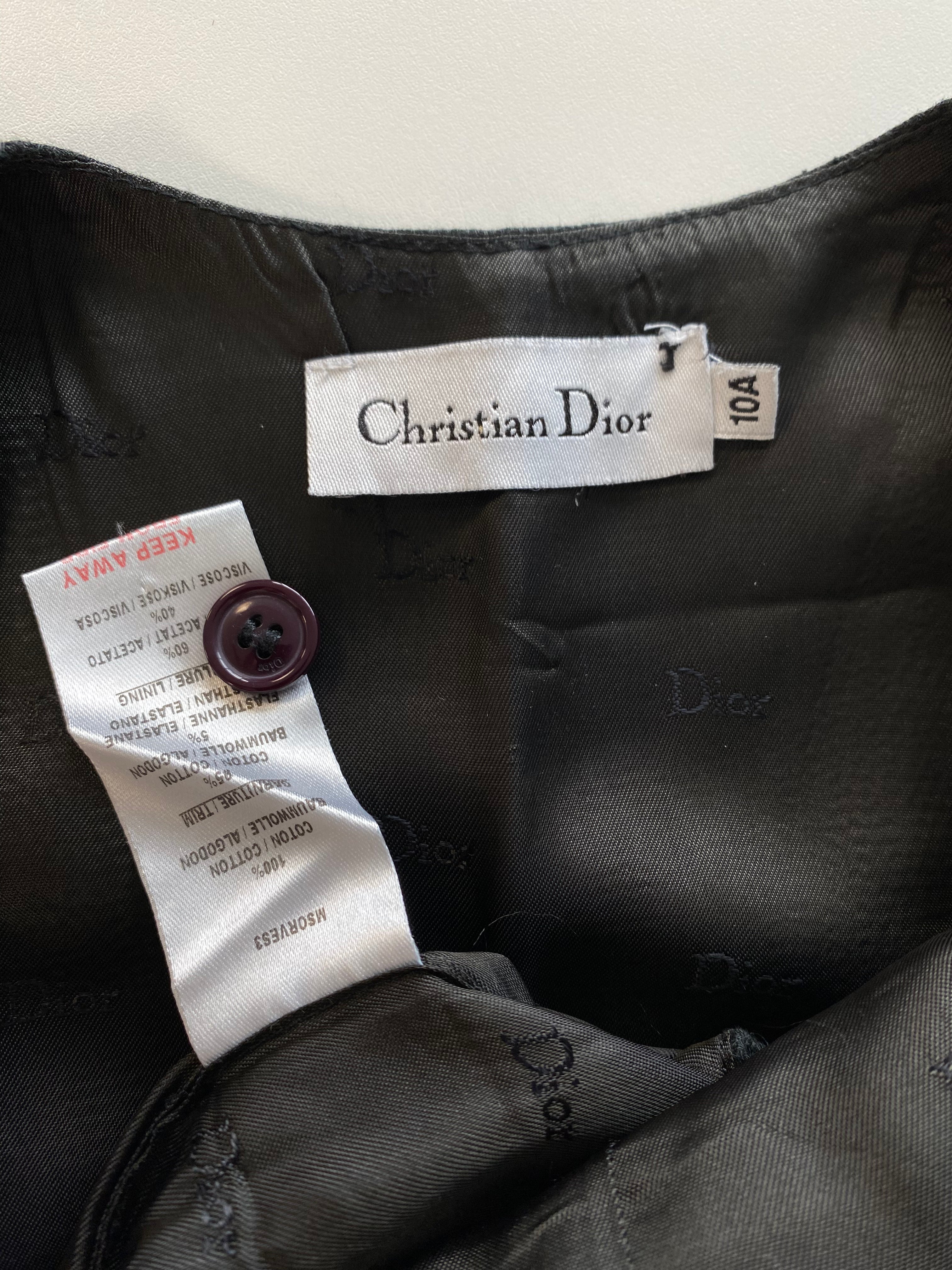DIOR - VESTE - NOIR - 10 ANS