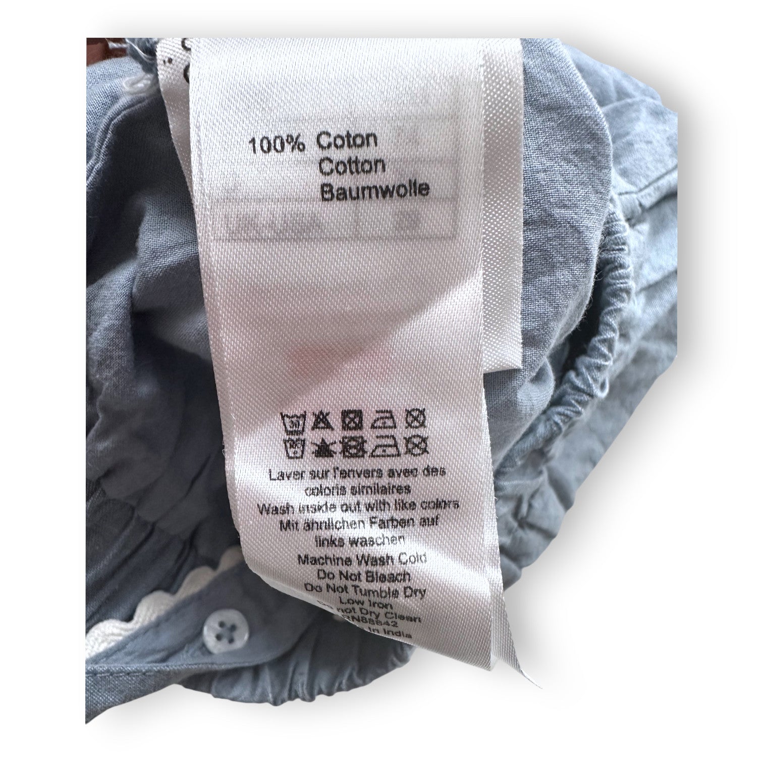 CYRILLUS - ROMPER - BLUE - 12 MONTHS