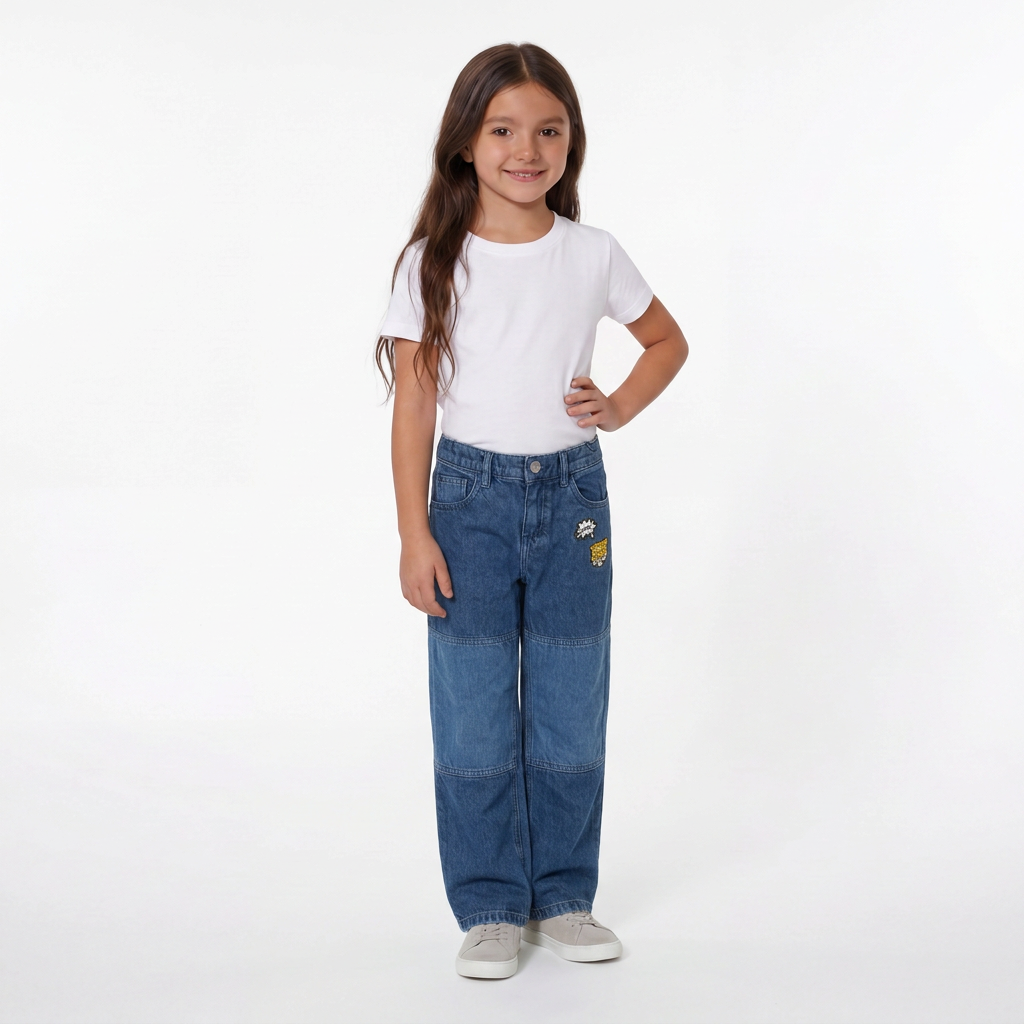 KENZO - JEAN - BLEU - 8 ANS