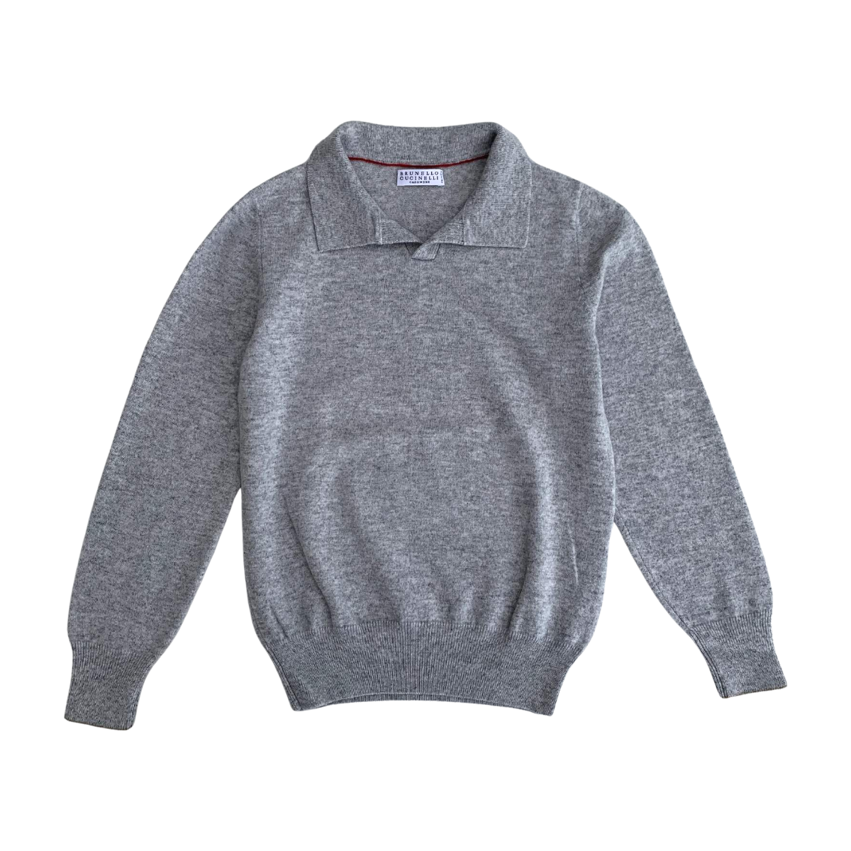 BRUNELLO CUCINELLI - PULL - GRIS - 8 ANS