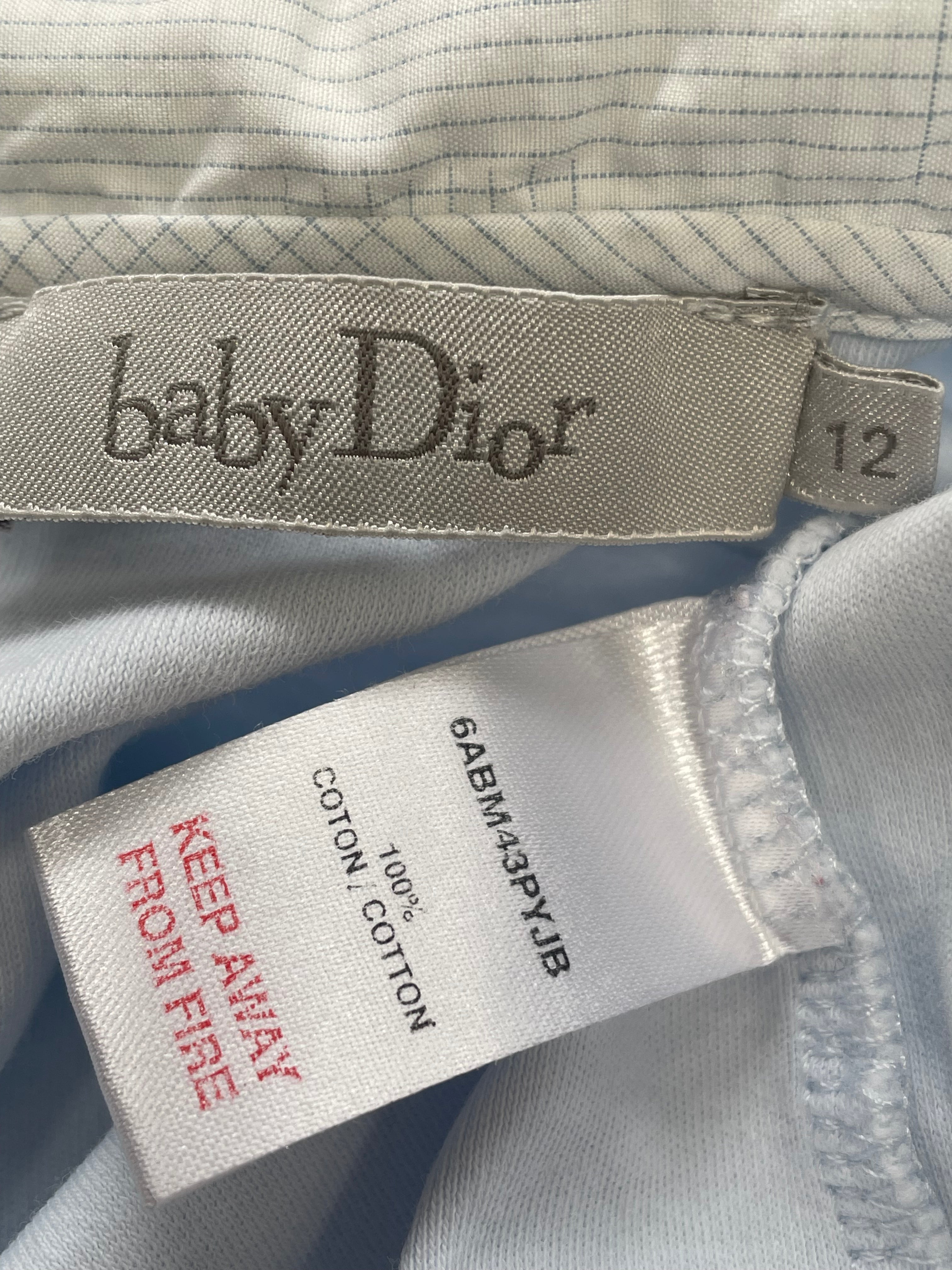 BABY DIOR - PAJAMAS - BLUE - 12 MONTHS