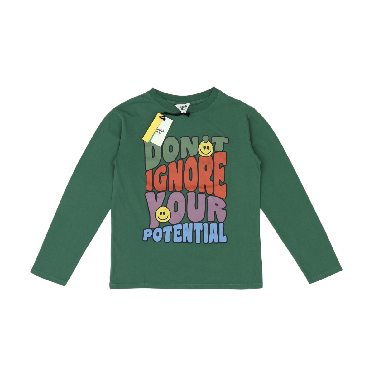 HUNDRED PIECES - T-SHIRT - VERT - 12 ANS