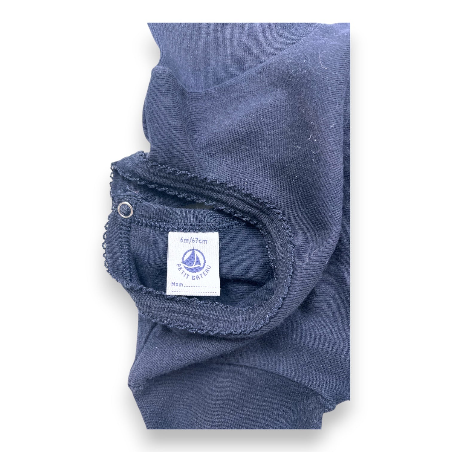 LITTLE BOAT - DRESS - BLUE - 6 MONTHS