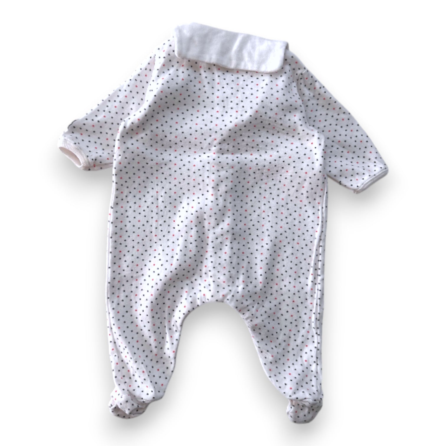 LITTLE BOAT - PAJAMAS - WHITE, BLUE - 1 MONTH