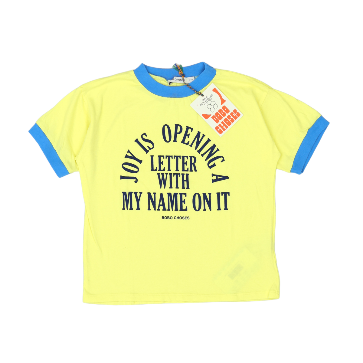 BOBO CHOSES - T-SHIRT - JAUNE, BLEU - 8 ANS