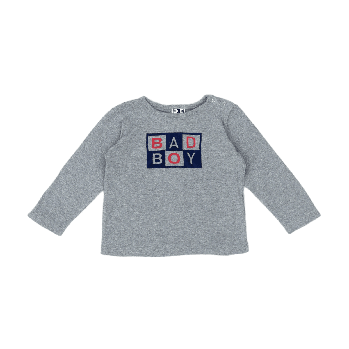 BONTON - T-SHIRT - GRIS - 18 MOIS