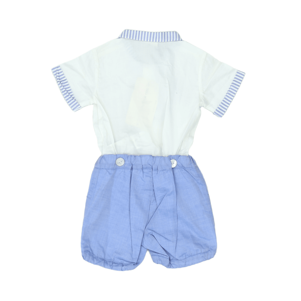 FENDI - COMBISHORT - BLEU, BLANC - 9 MOIS