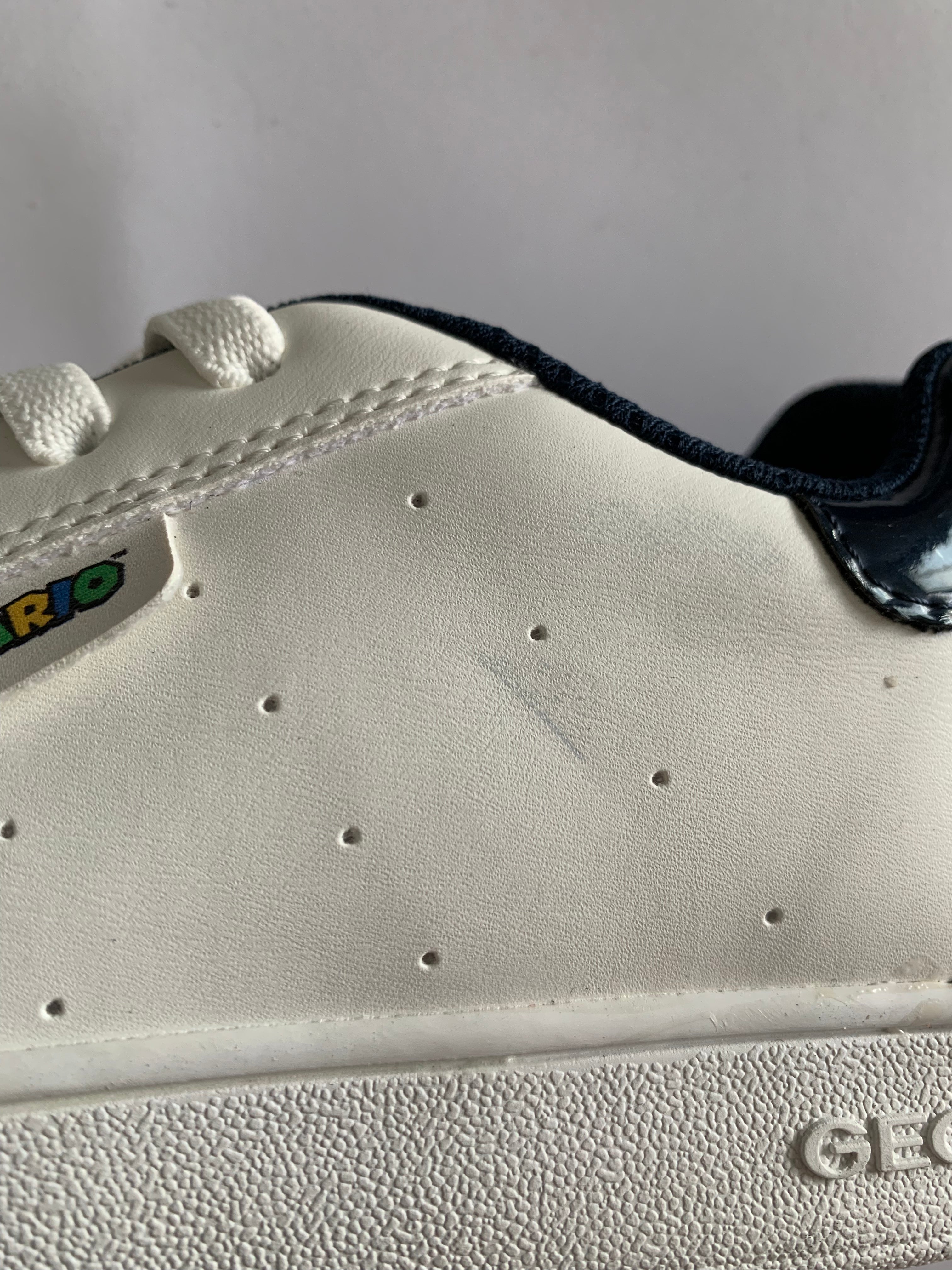 GEOX X SUPER MARIO - BASKETS - BLANC - 35