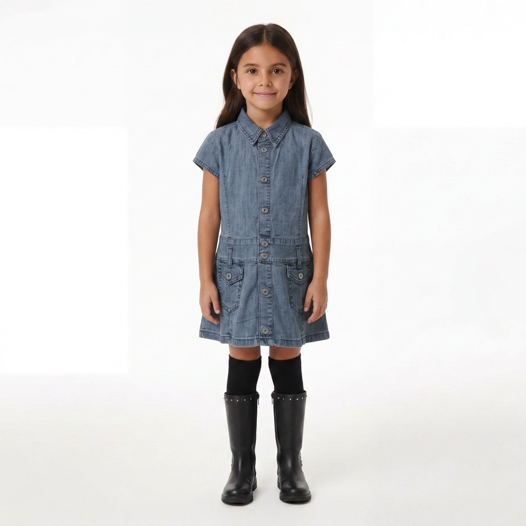 DIESEL - Robe en jean - 4 ans
