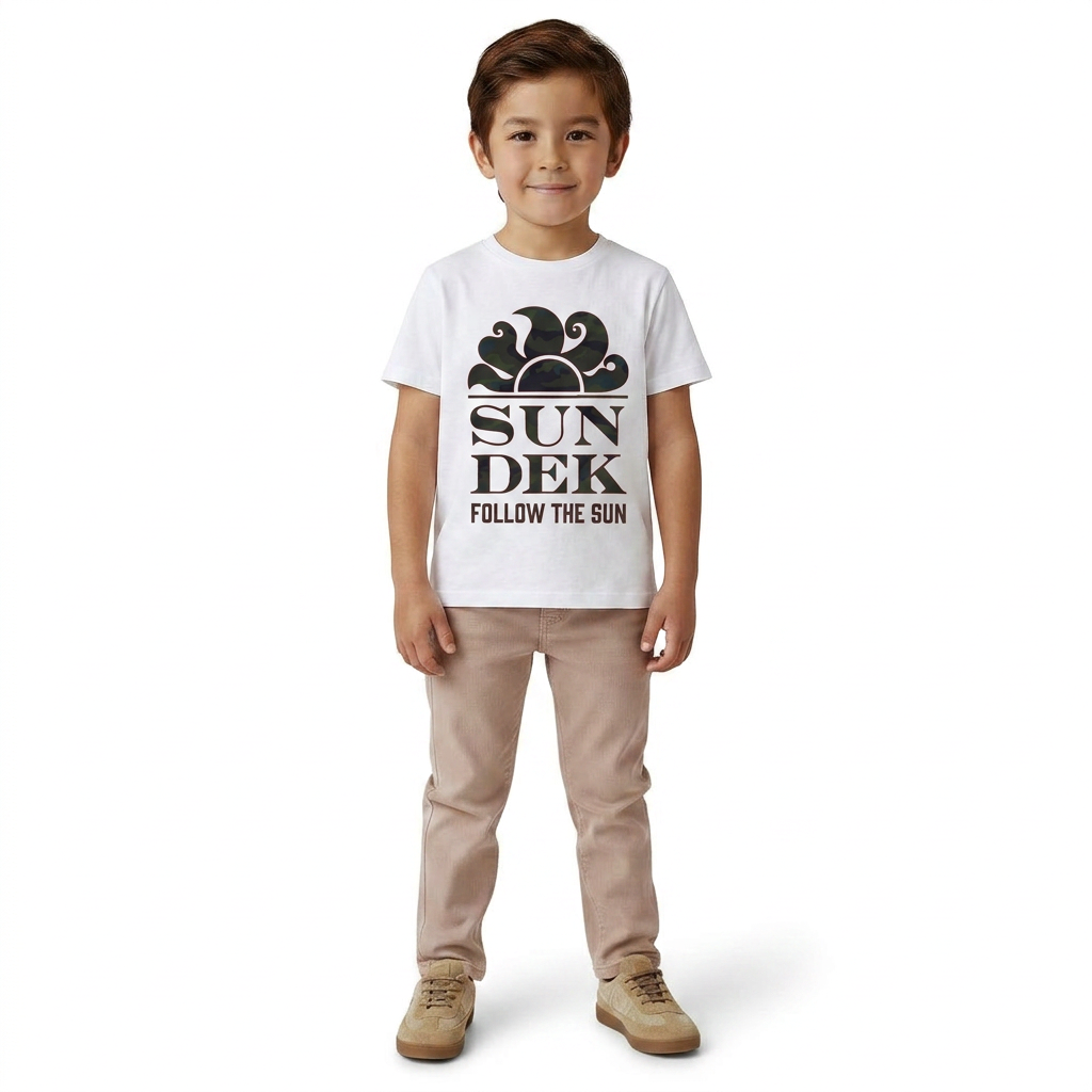 SUNDEK - T-SHIRT - BLANC - 6 ANS