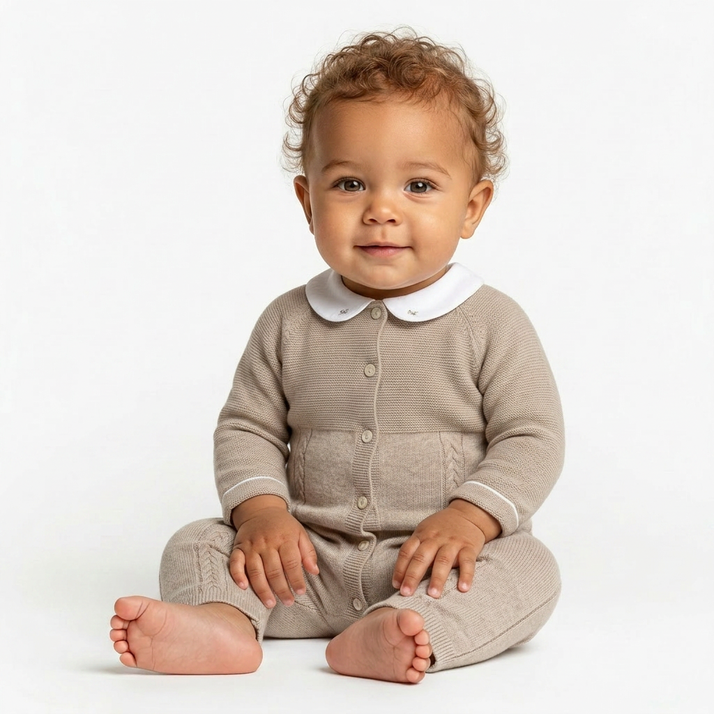 TARTINE & CHOCOLAT - COMBINAISON - BEIGE - 6 MOIS
