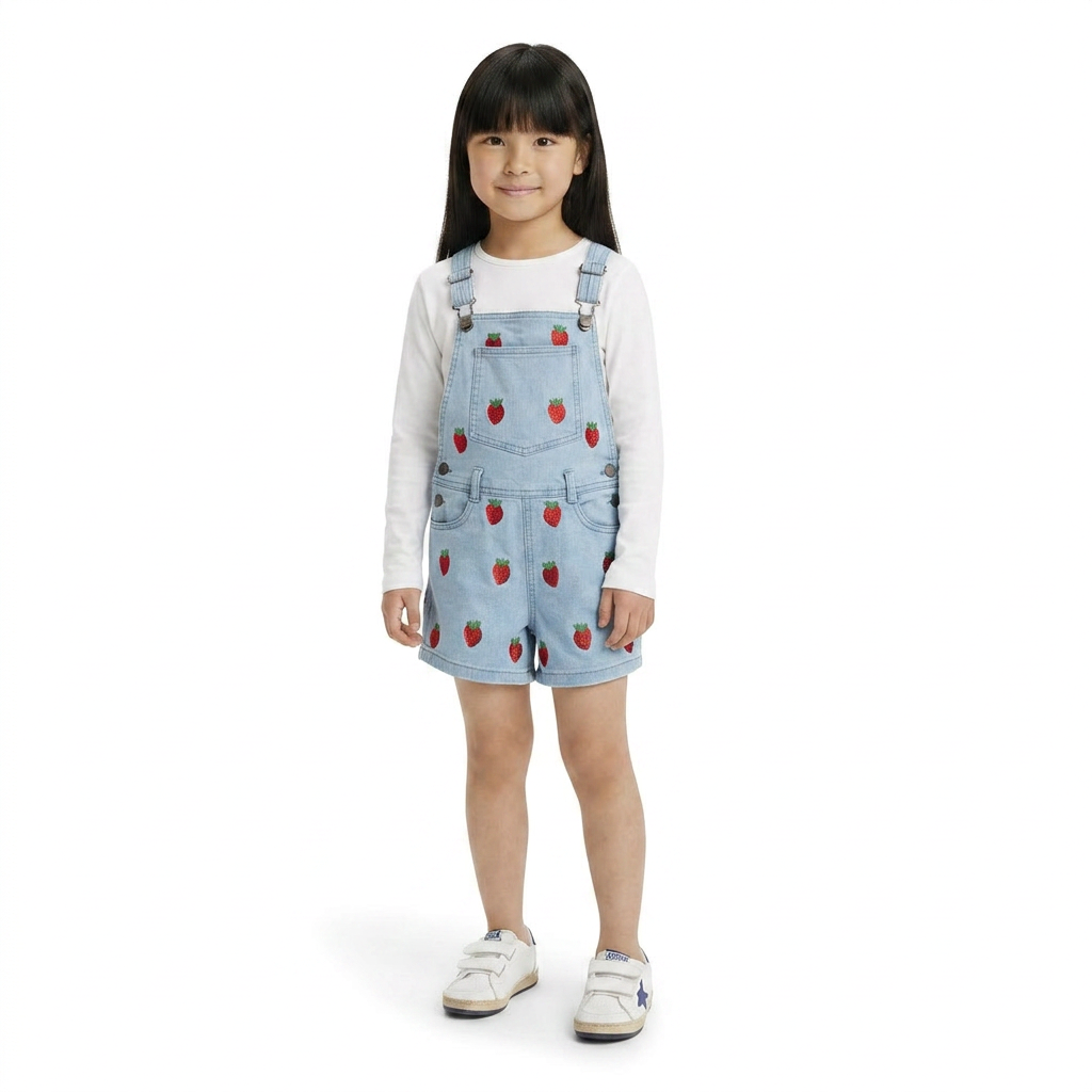 STELLA MCCARTNEY - SALOPETTE - BLEU - 6 ANS