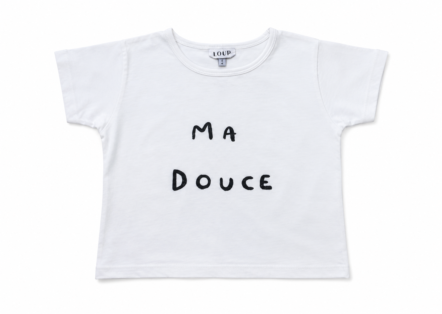LOUP - T-shirt "ma douce" - 4 ans