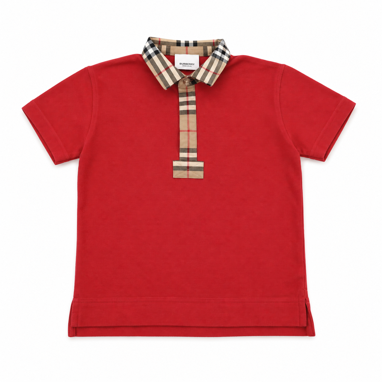 BURBERRY - POLO - ROUGE - 4 ANS