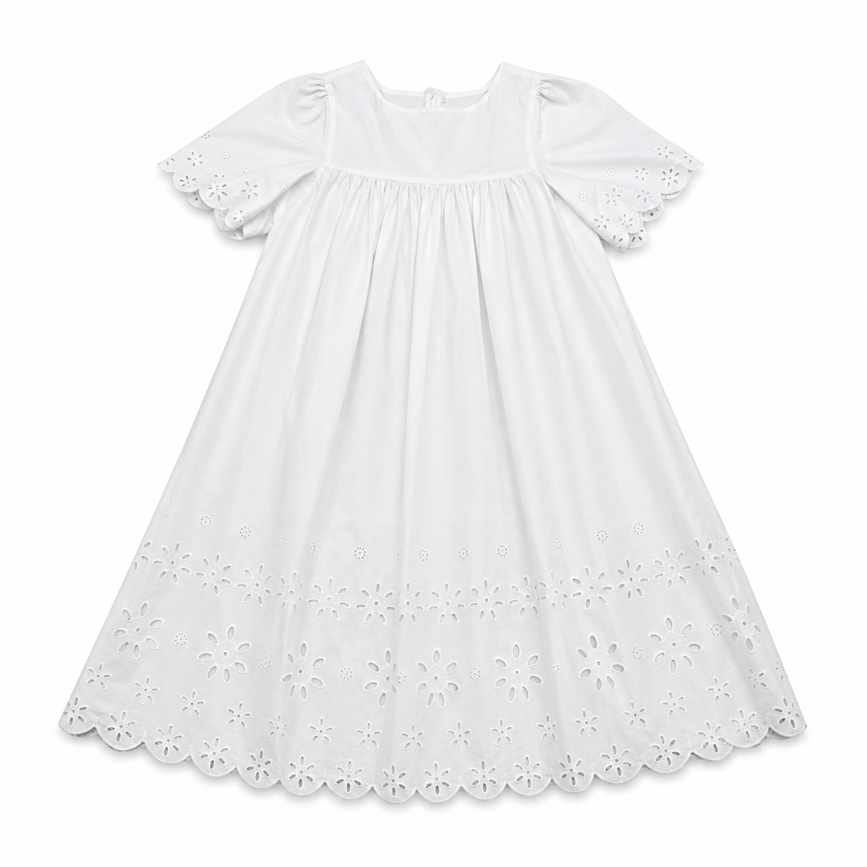 BONPOINT - ROBE - BLANC - 10 ANS