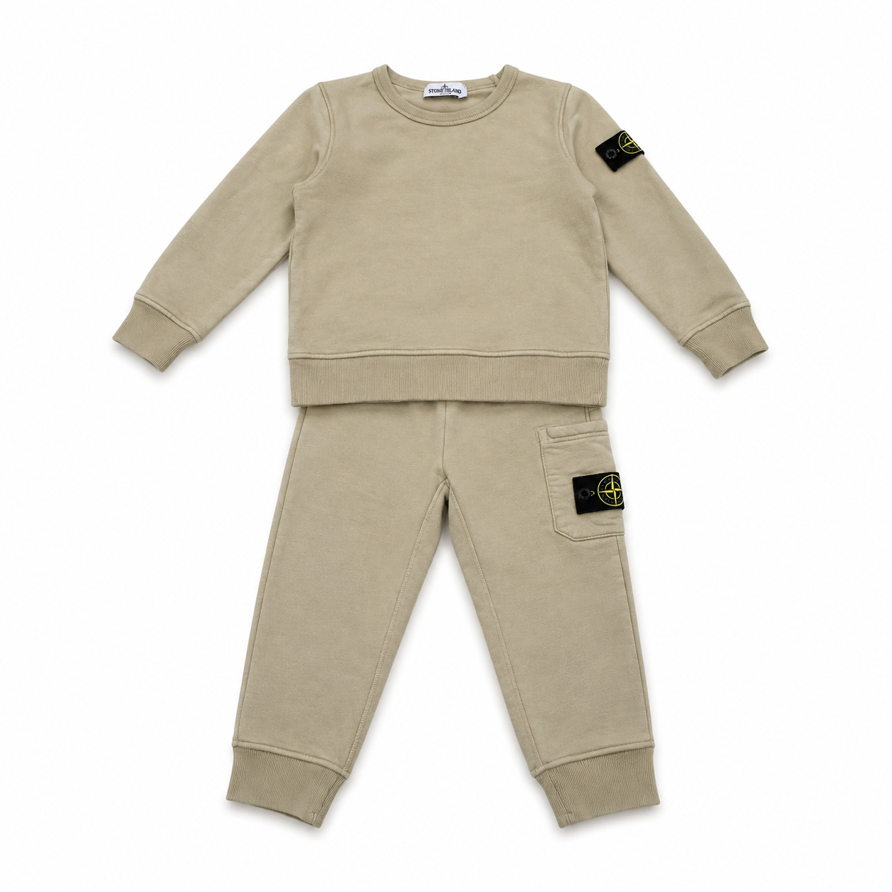 STONE ISLAND - ENSEMBLE - BEIGE - 4 ANS