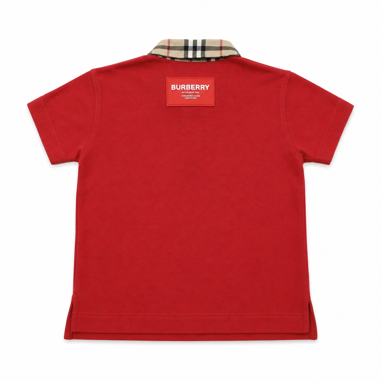 BURBERRY - POLO - ROUGE - 4 ANS