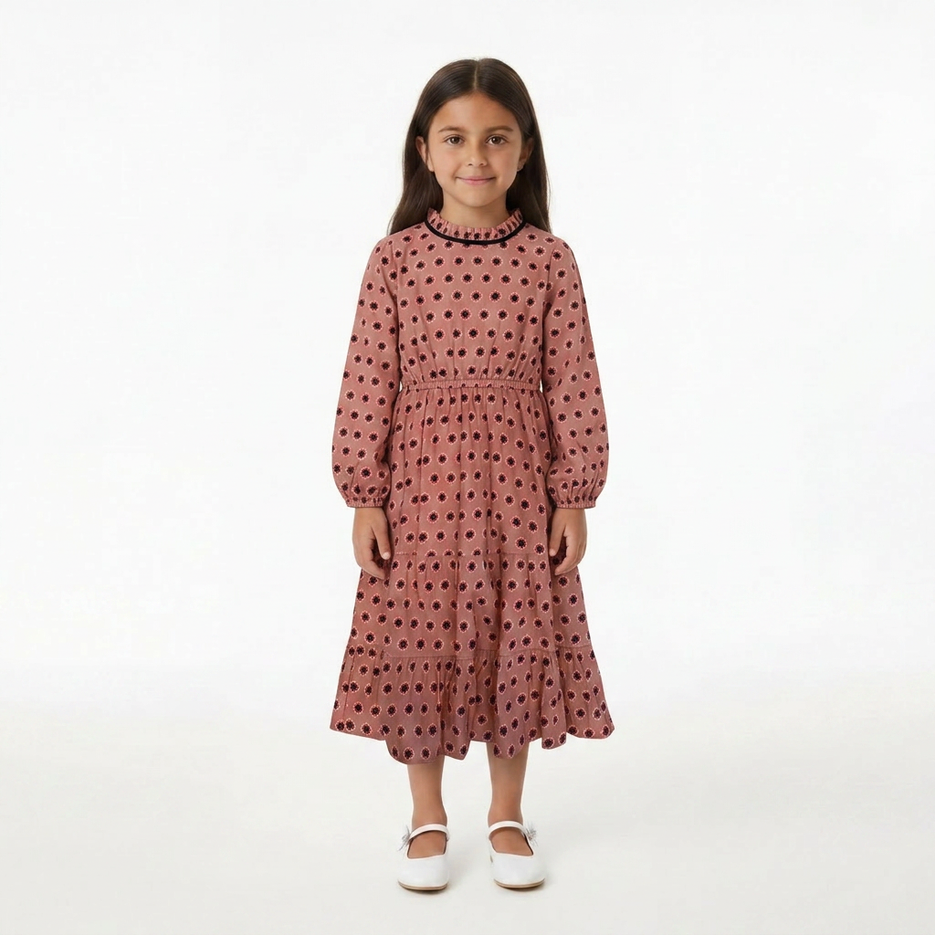 HELLO SIMONE - ROBE - ROSE - 6 ANS