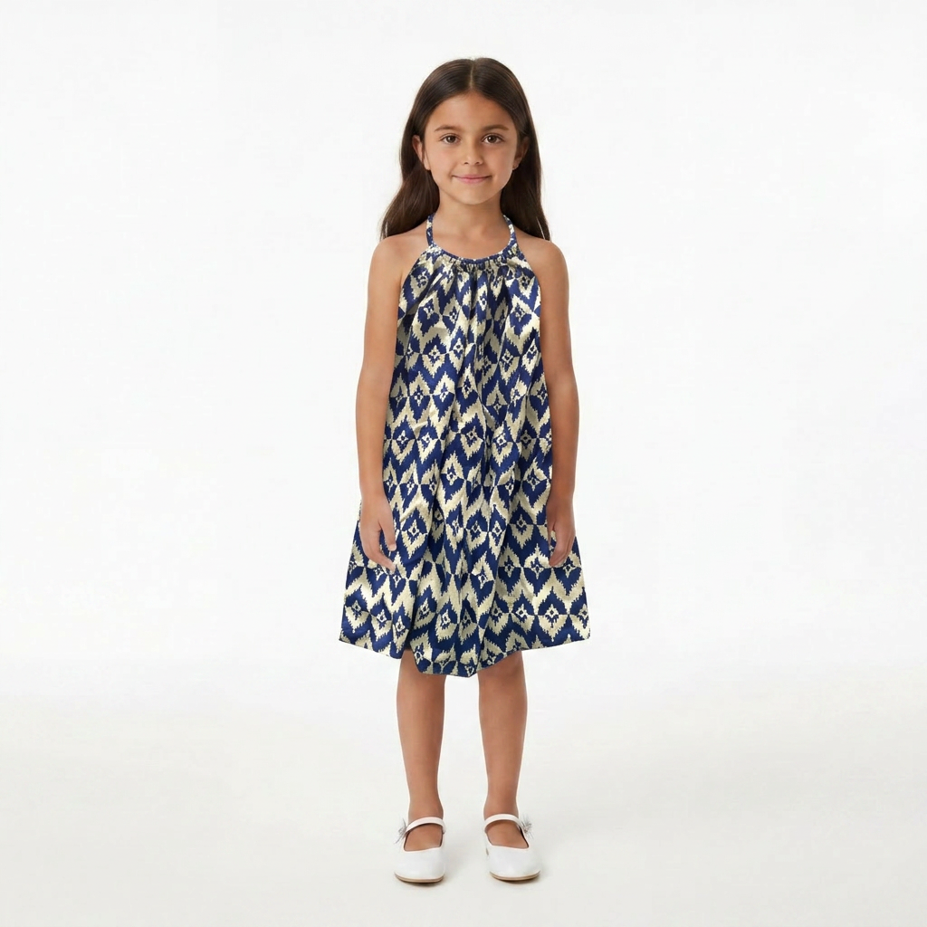 SUNCHILD - ROBE - BLEU, BLANC - 4 ANS
