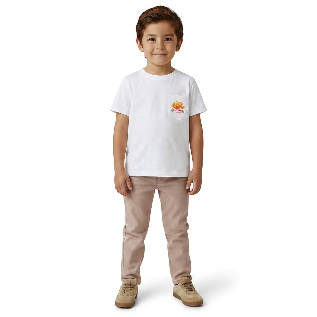 SUNDEK - T-SHIRT - BLANC - 4 ANS