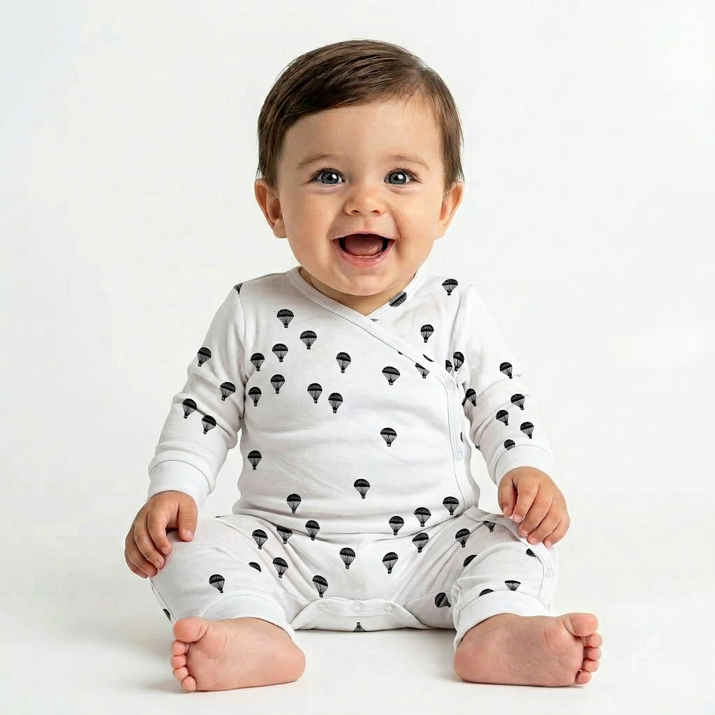 KONGES SLOJD - PYJAMA - BLANC - 6 MOIS